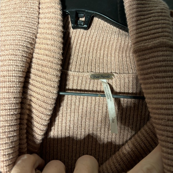 Free People Softly Structured Knit Tunic Sweater Womens Size Medium - Picture 5 of 5